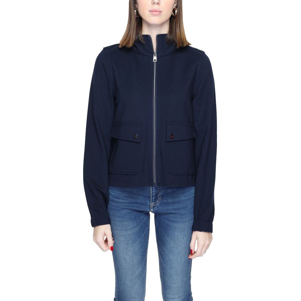 Street One Blue Viscose Jackets & Coat IT38 | XS