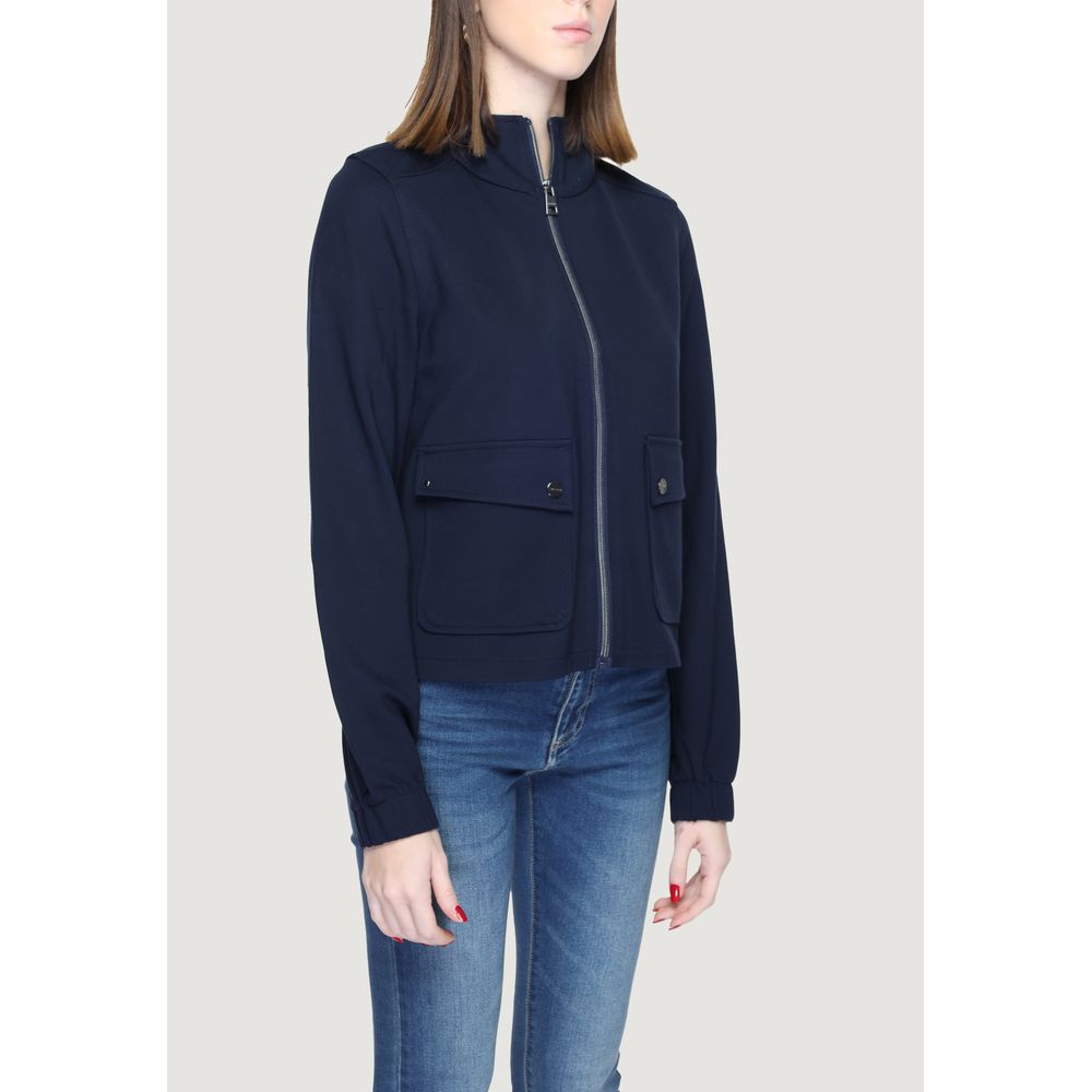 Street One Blue Viscose Jackets & Coat IT38 | XS