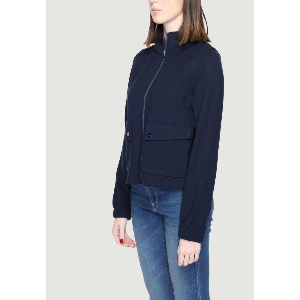 Street One Blue Viscose Jackets & Coat IT38 | XS