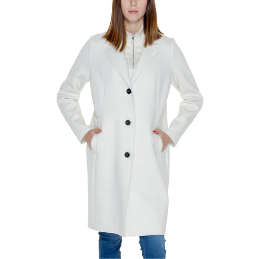 Street One White Polyester Jackets & Coat IT36 | XXS