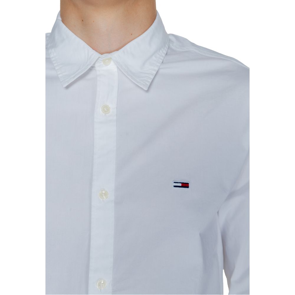 Tommy Hilfiger Jeans White Cotton Shirt IT52 | XL