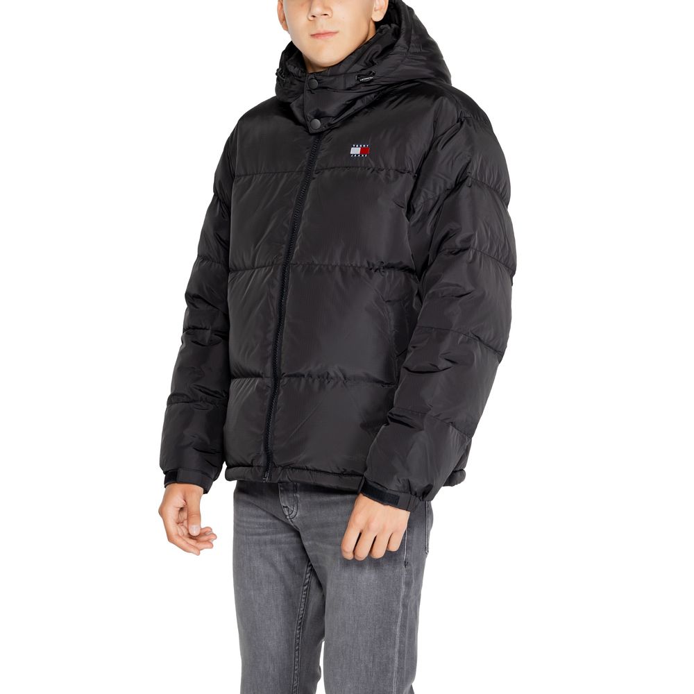 Tommy Hilfiger Jeans Black Recycled Polyester Jacket