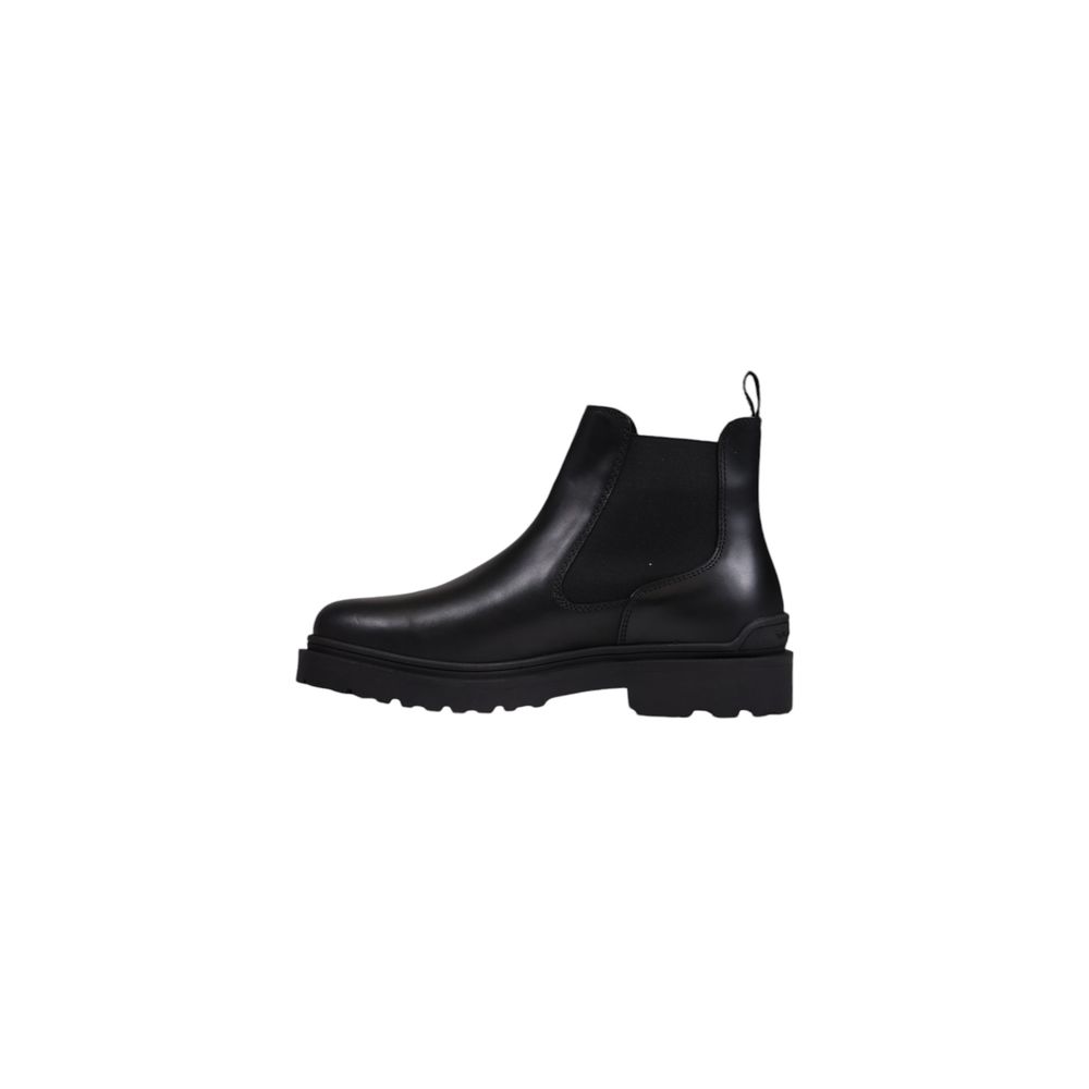 Tommy Hilfiger Jeans Black Leather Boot EU44 / US11