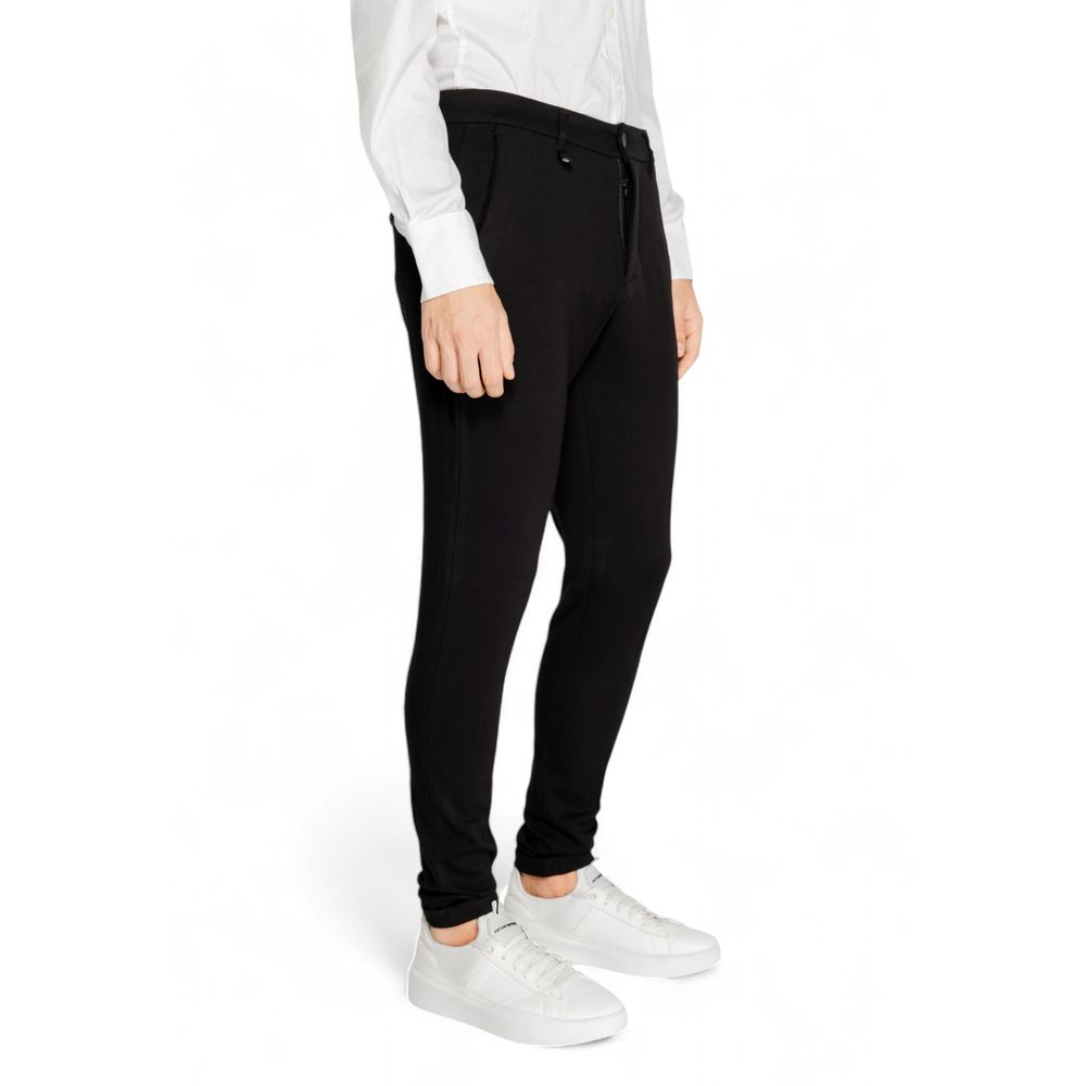 Antony Morato Black Viscose Jeans & Pant IT54 | XXL