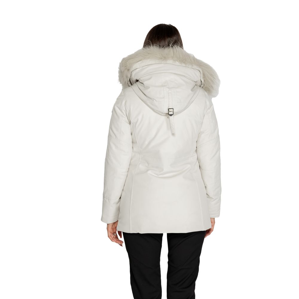 Blauer White Polyester Jackets & Coat