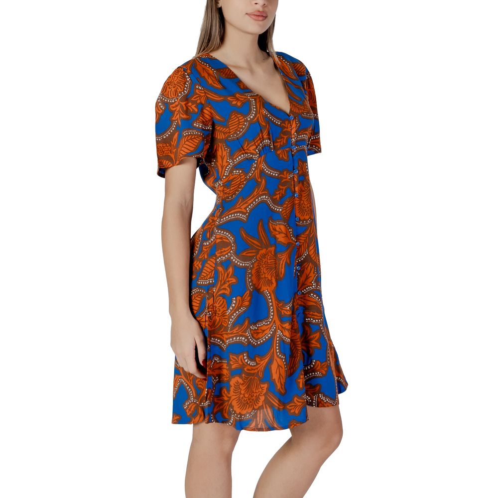 B.Young Blue Viscose Dress