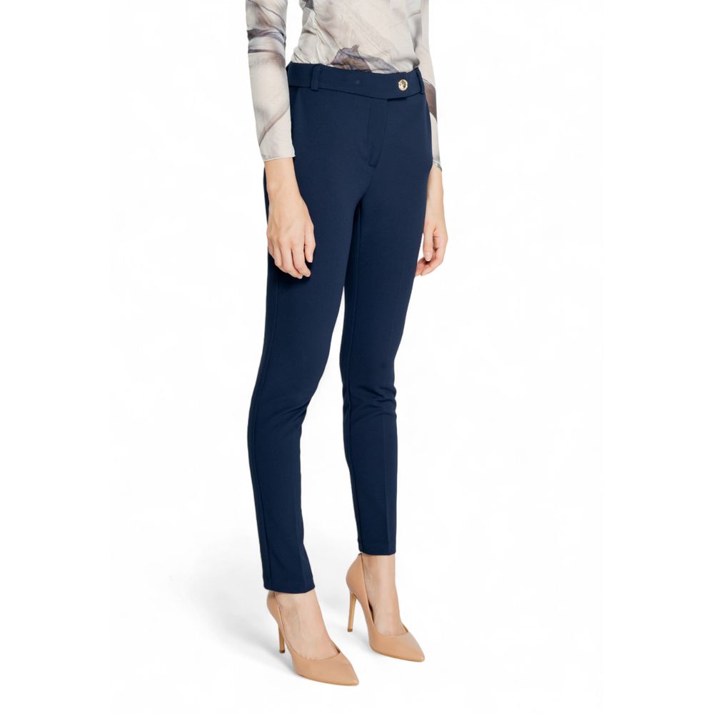 Rinascimento Blue Polyester Jeans & Pant