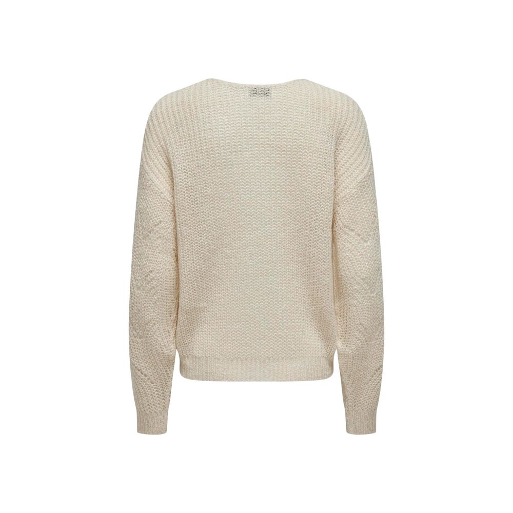 Jacqueline De Yong Cream Acrylic Sweater IT38 | XS