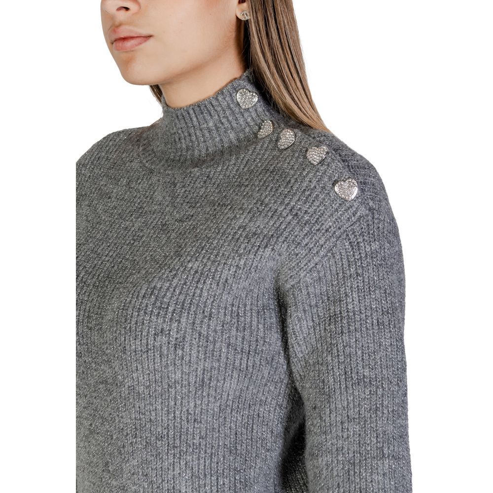 Morgan De Toi Gray Polyester Sweater IT42 | M