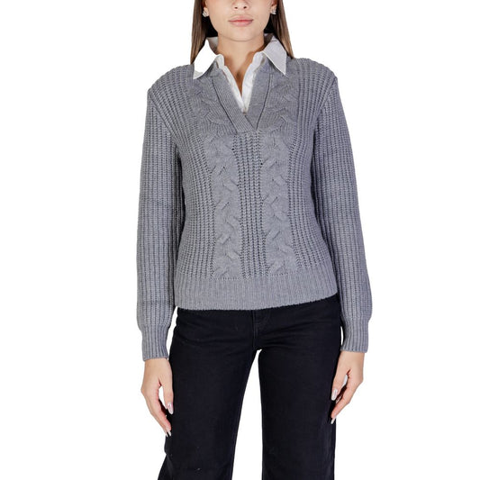 Morgan De Toi Gray Viscose Sweater IT44 | L