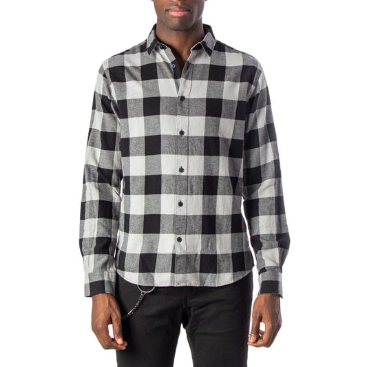 Only & Sons Gray Cotton Shirt IT42 | XS