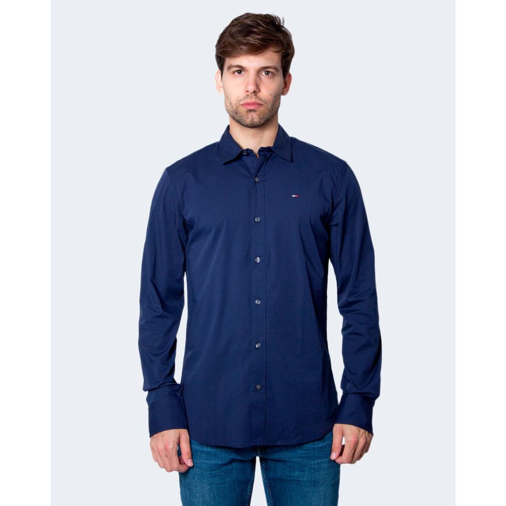 Tommy Hilfiger Jeans Blue Cotton Shirt IT44 | S