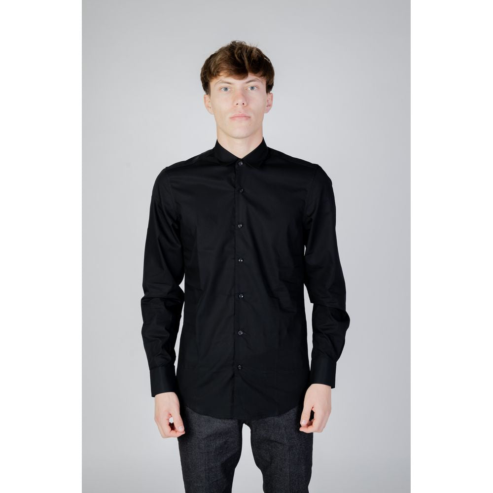 Antony Morato Black Cotton Shirt