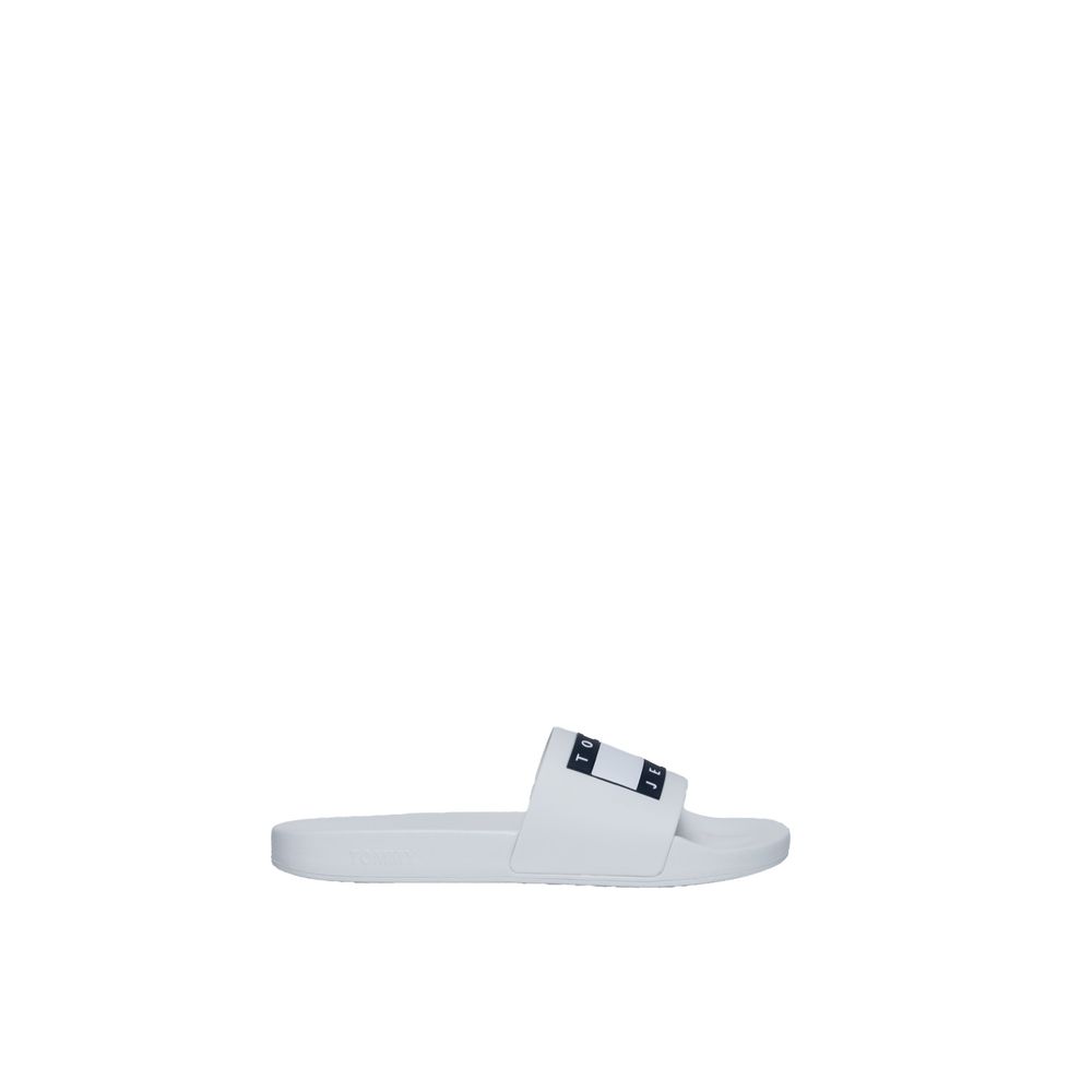 Tommy Hilfiger Jeans Cream Polyethylene Sandal EU41 | US8