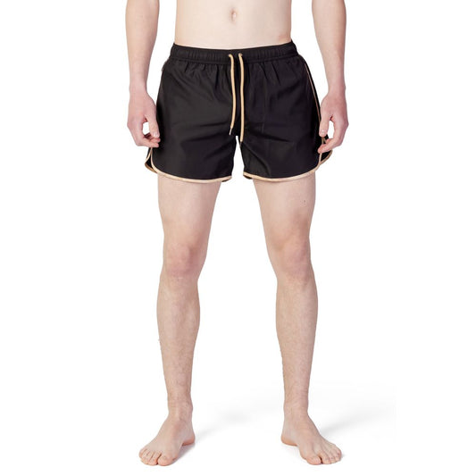 Alviero Martini Prima Classe Black Polyester Swimwear IT54 | XXL