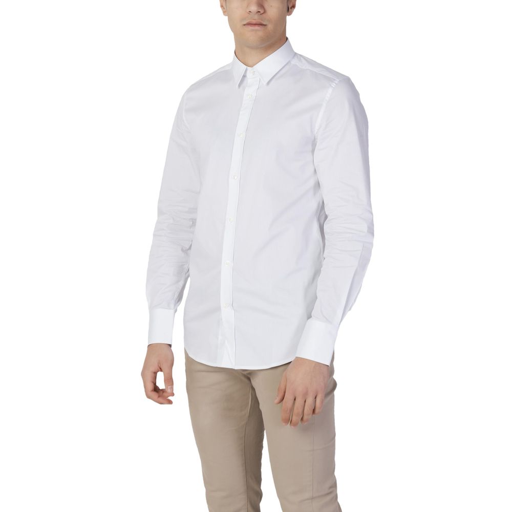 Antony Morato White Cotton Shirt IT52 | XL