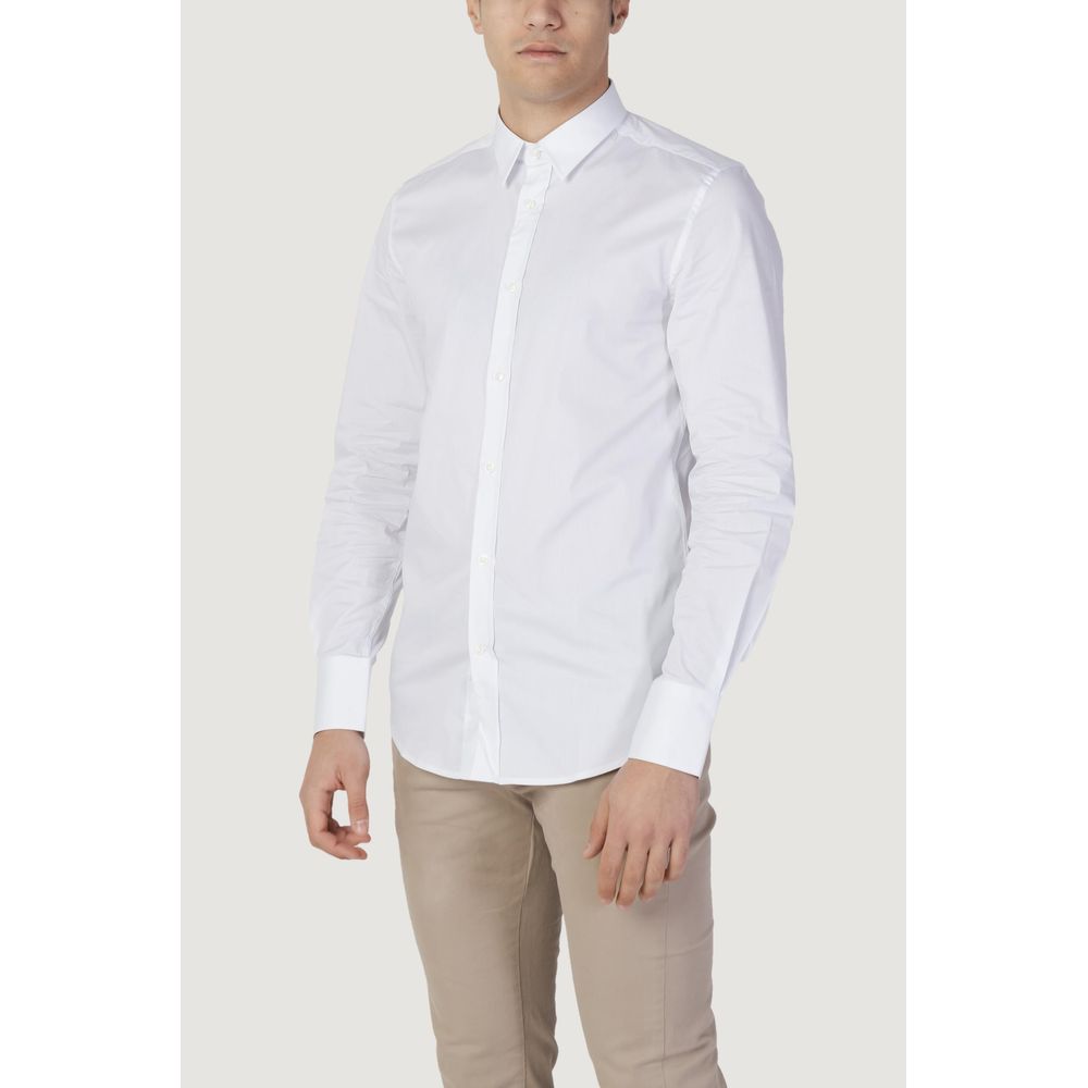 Antony Morato White Cotton Shirt IT52 | XL