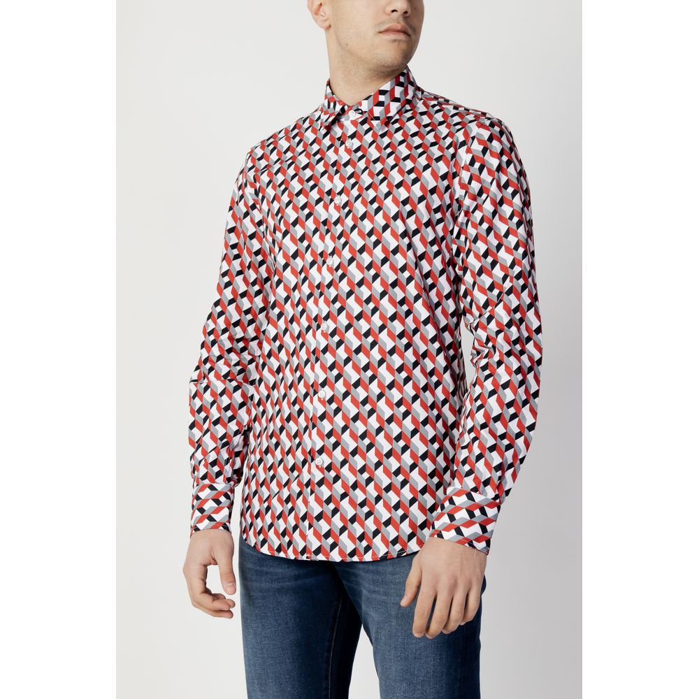 Antony Morato Red Cotton Shirt IT46 | S