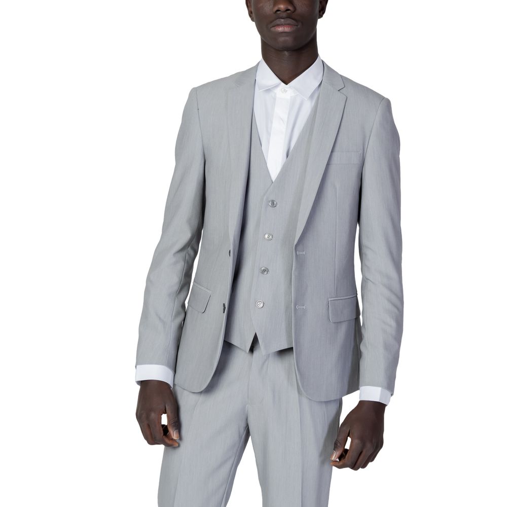 Antony Morato Gray Polyester Suit IT54 | XXL