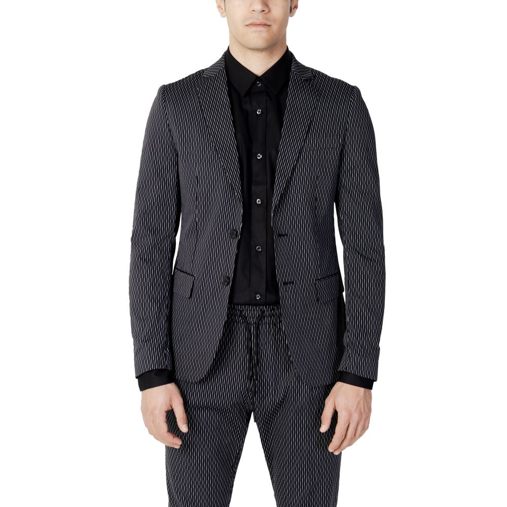 Antony Morato Black Cotton Blazer IT46 | S