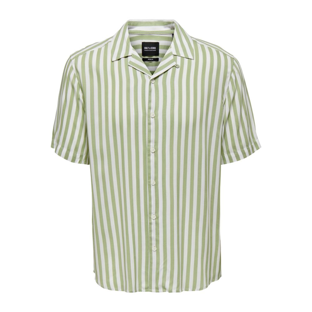 Only & Sons Green Viscose Shirt IT44 | S