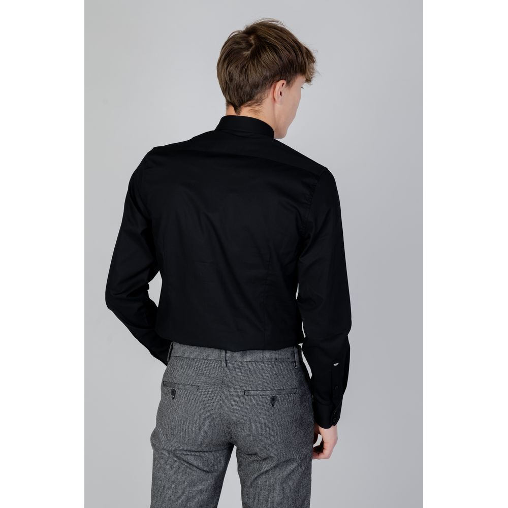 Antony Morato Black Cotton Shirt IT54 | XXL