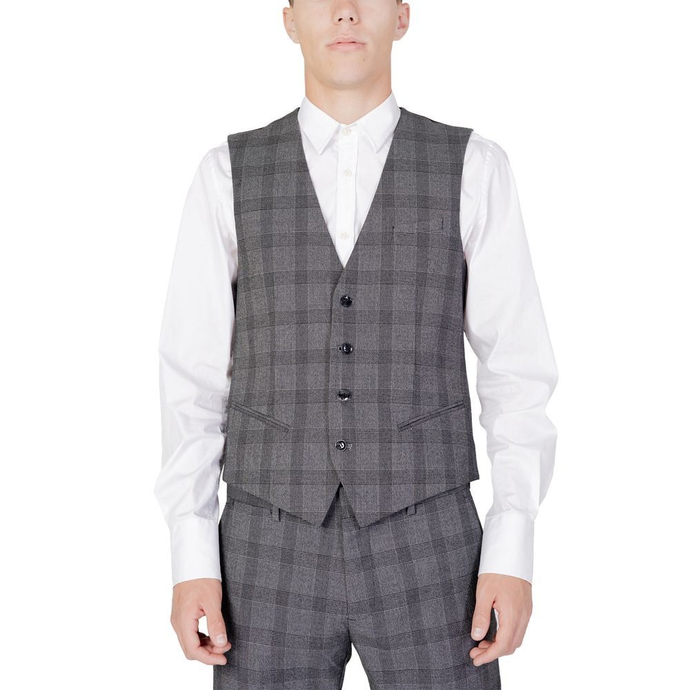 Antony Morato Black Polyester Vest IT50 | L