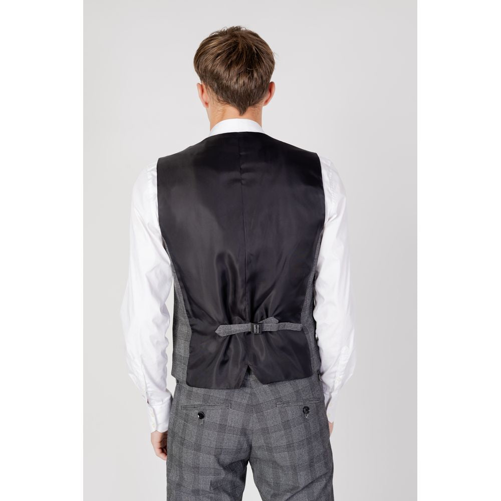 Antony Morato Black Polyester Vest IT50 | L