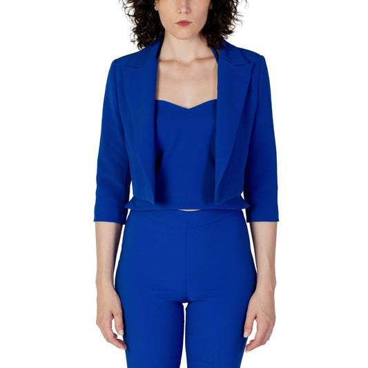 Rinascimento Blue Polyester Suits & Blazer IT44 | L