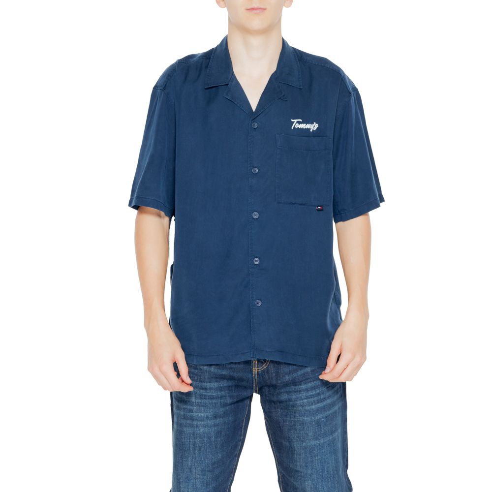 Tommy Hilfiger Jeans Blue Lyocell Shirt IT46 | M