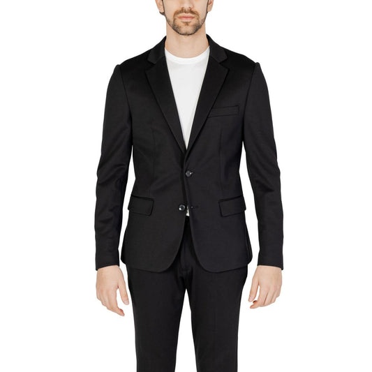 Antony Morato Black Polyester Suit IT54 | XXL