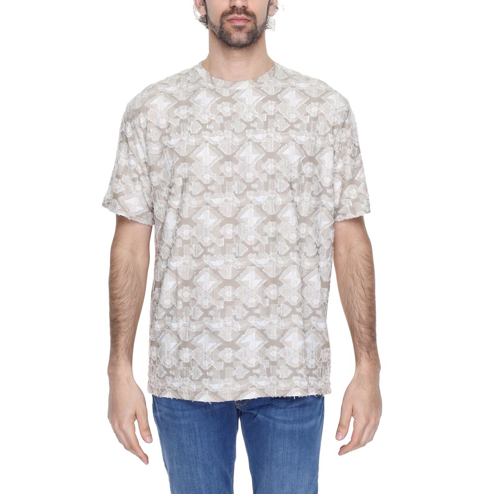 Antony Morato Beige Polyester T-Shirt IT54 | XXL