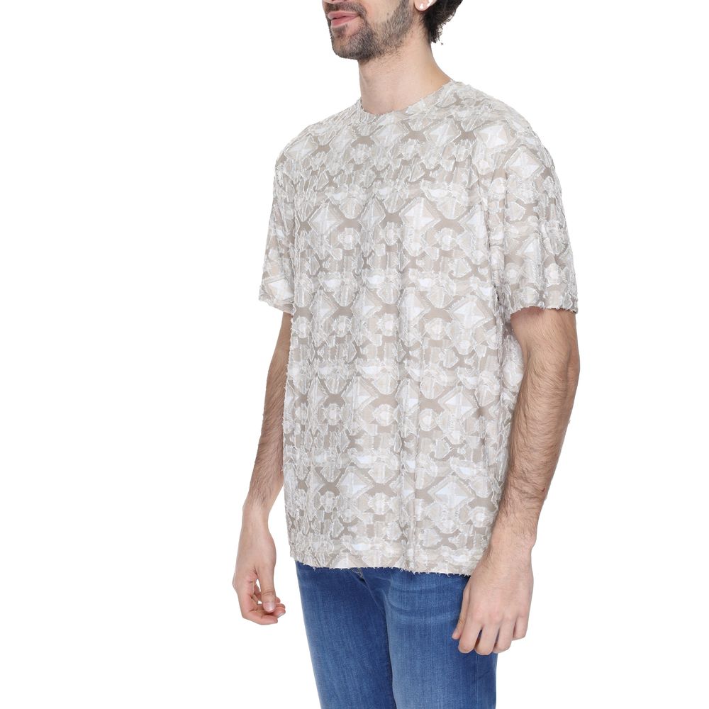 Antony Morato Beige Polyester T-Shirt IT54 | XXL