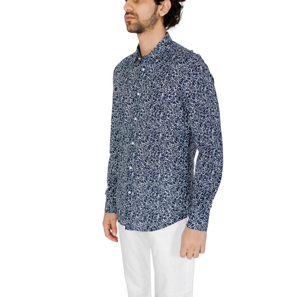 Antony Morato Blue Cotton Shirt IT46 | S