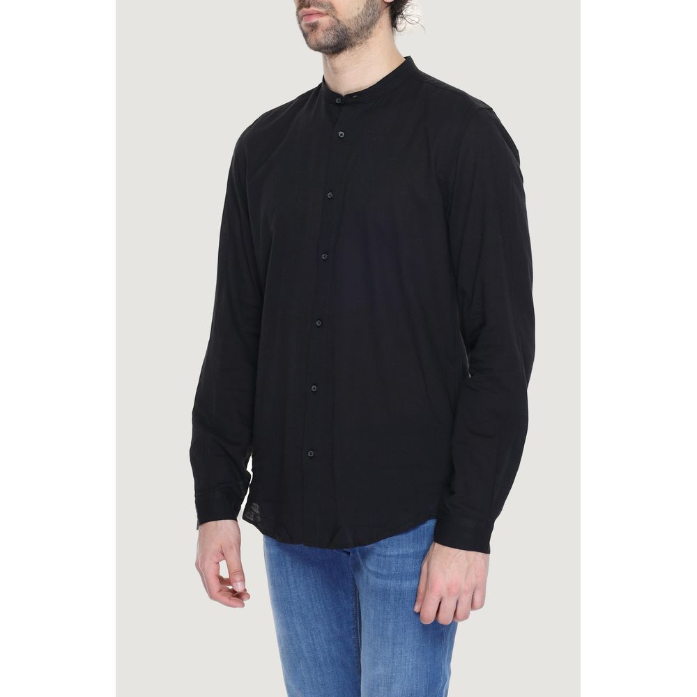 Antony Morato Black Cotton Shirt