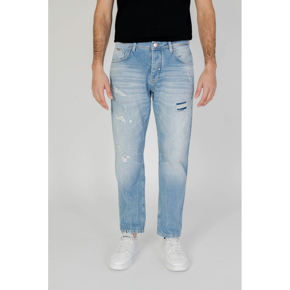 Antony Morato Light Blue Cotton Jeans & Pant W33