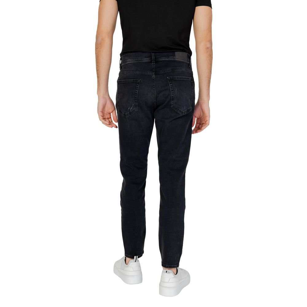 Antony Morato Black Cotton Jeans & Pant