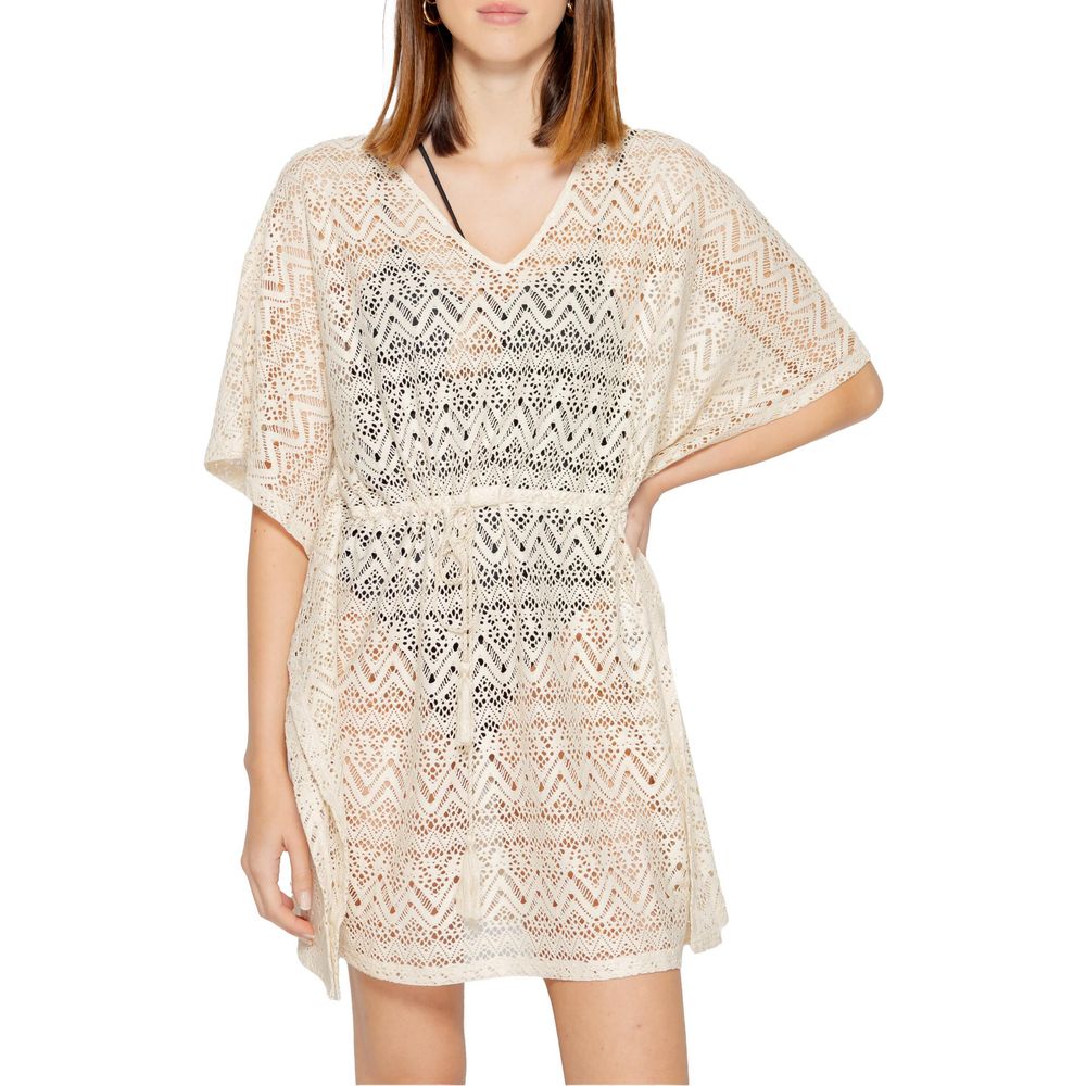 Vero Moda Beige Polyester Dress