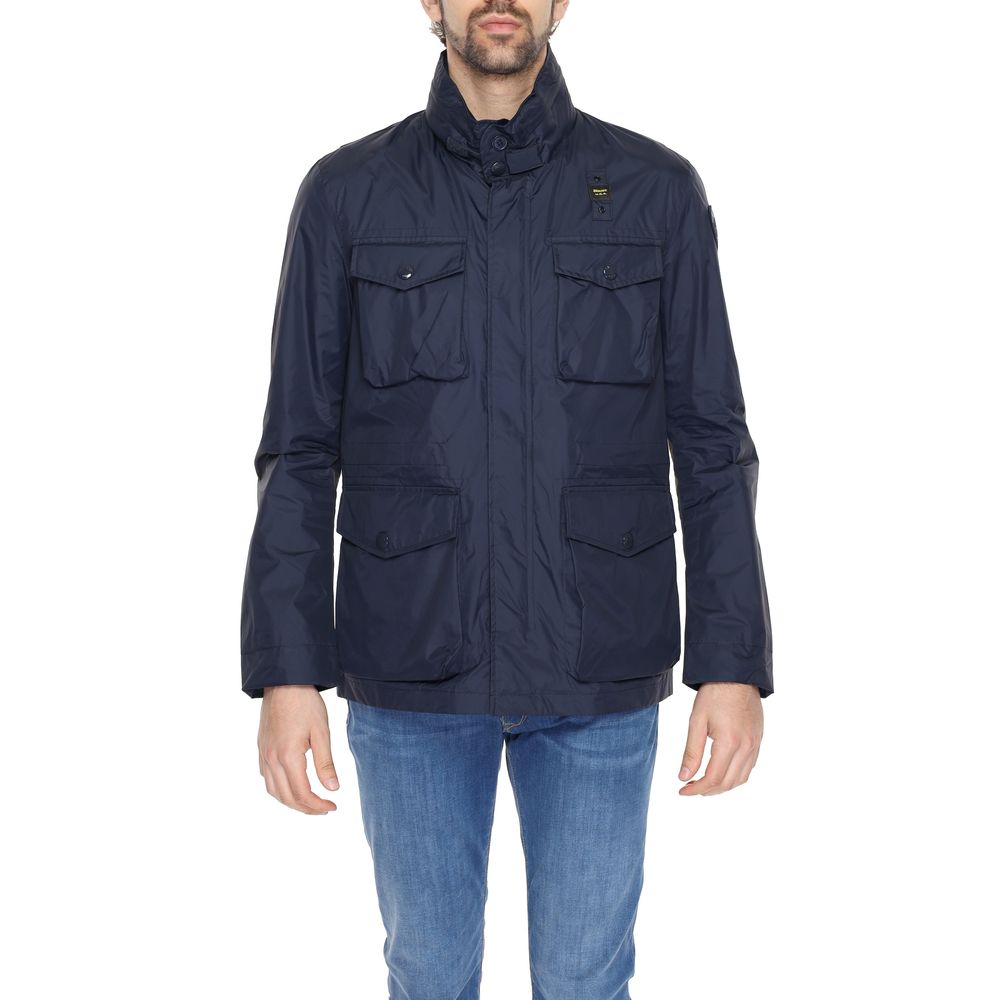 Blauer Blue Polyamide Jacket IT54 | XXL