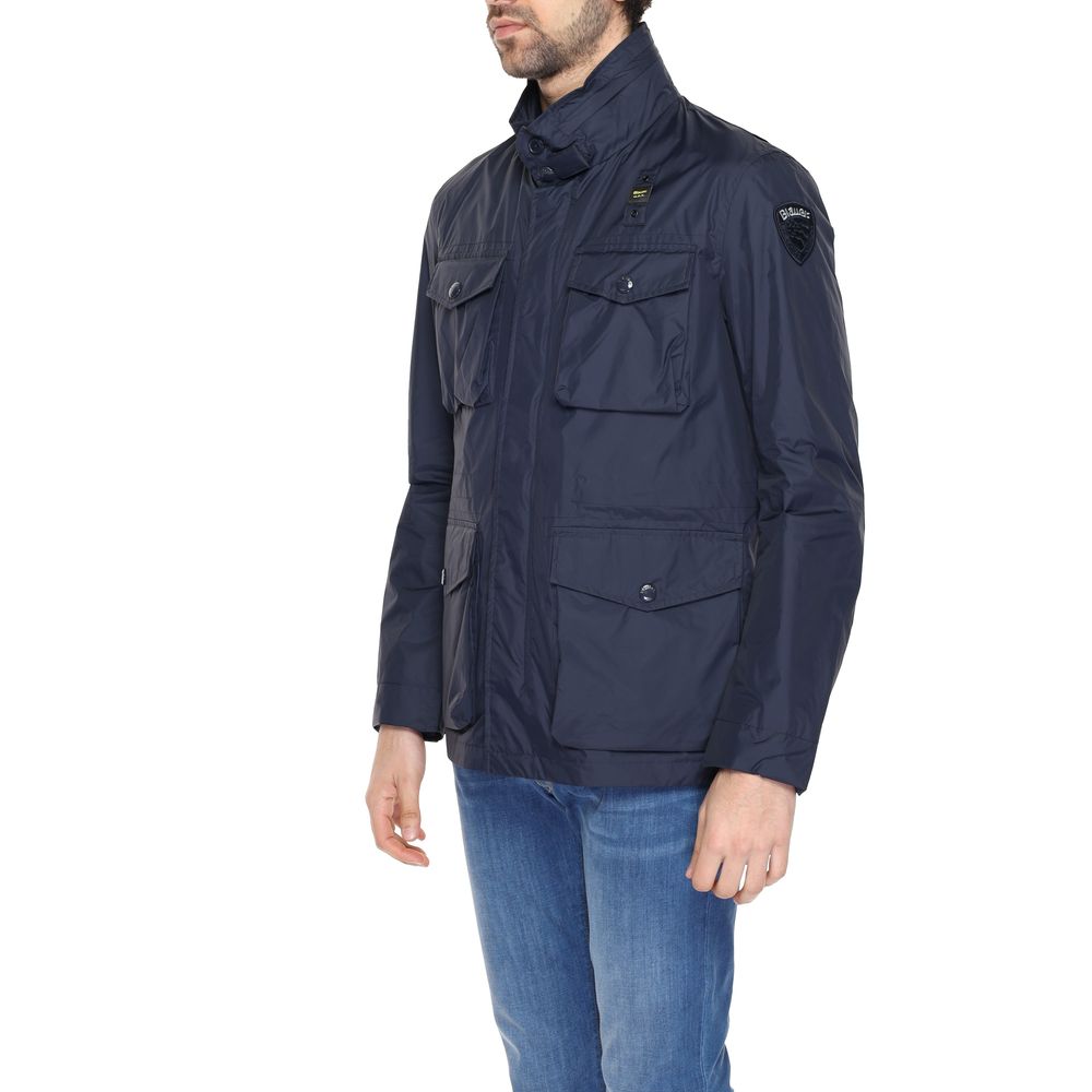 Blauer Blue Polyamide Jacket IT54 | XXL