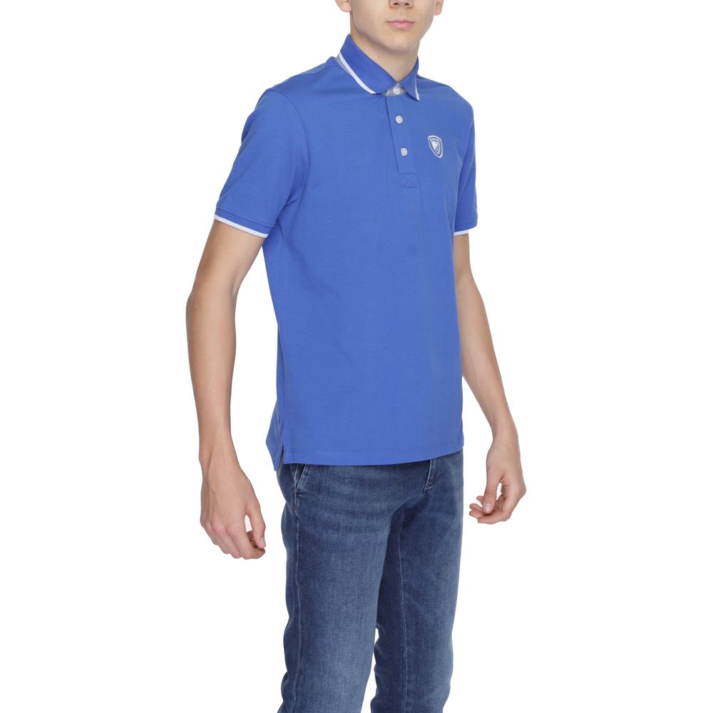 Blauer Blue Cotton Polo Shirt IT44 | S