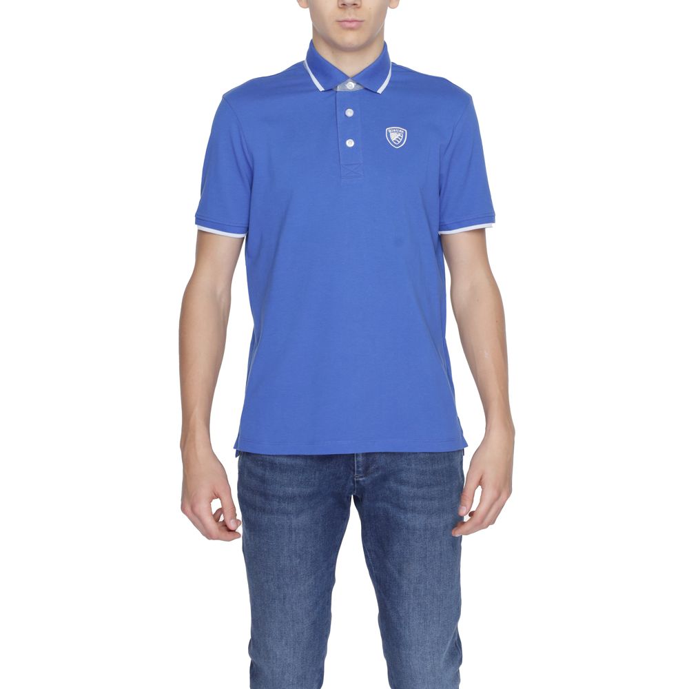 Blauer Blue Cotton Polo Shirt IT44 | S