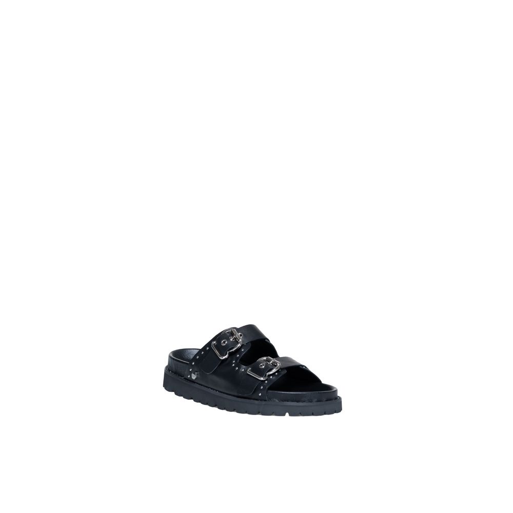 Cult Black Leather Sandal EU37 | US7