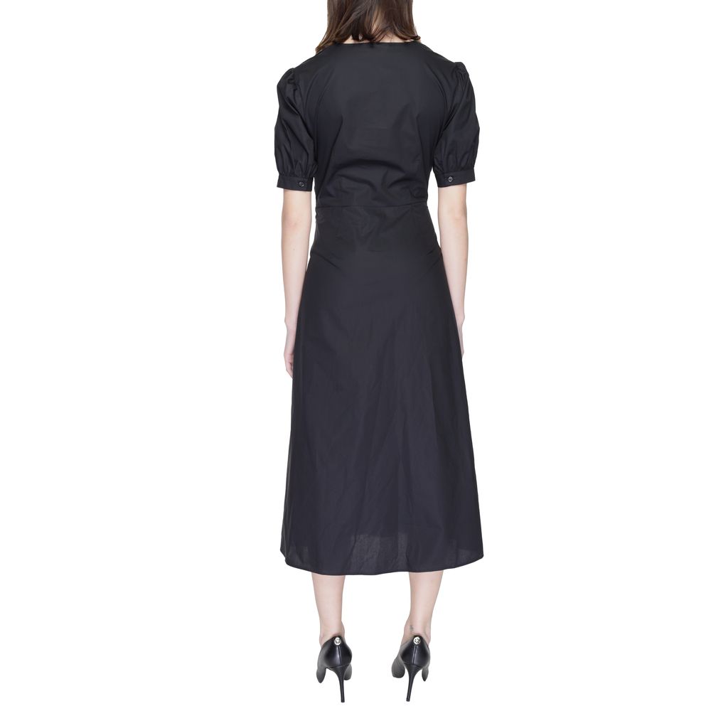 Alviero Martini Prima Classe Black Cotton Dress IT40 | XS