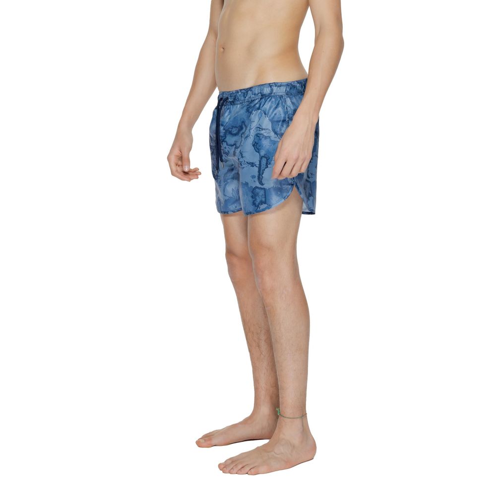 Alviero Martini Prima Classe Blue Polyester Swimwear IT54 | XXL