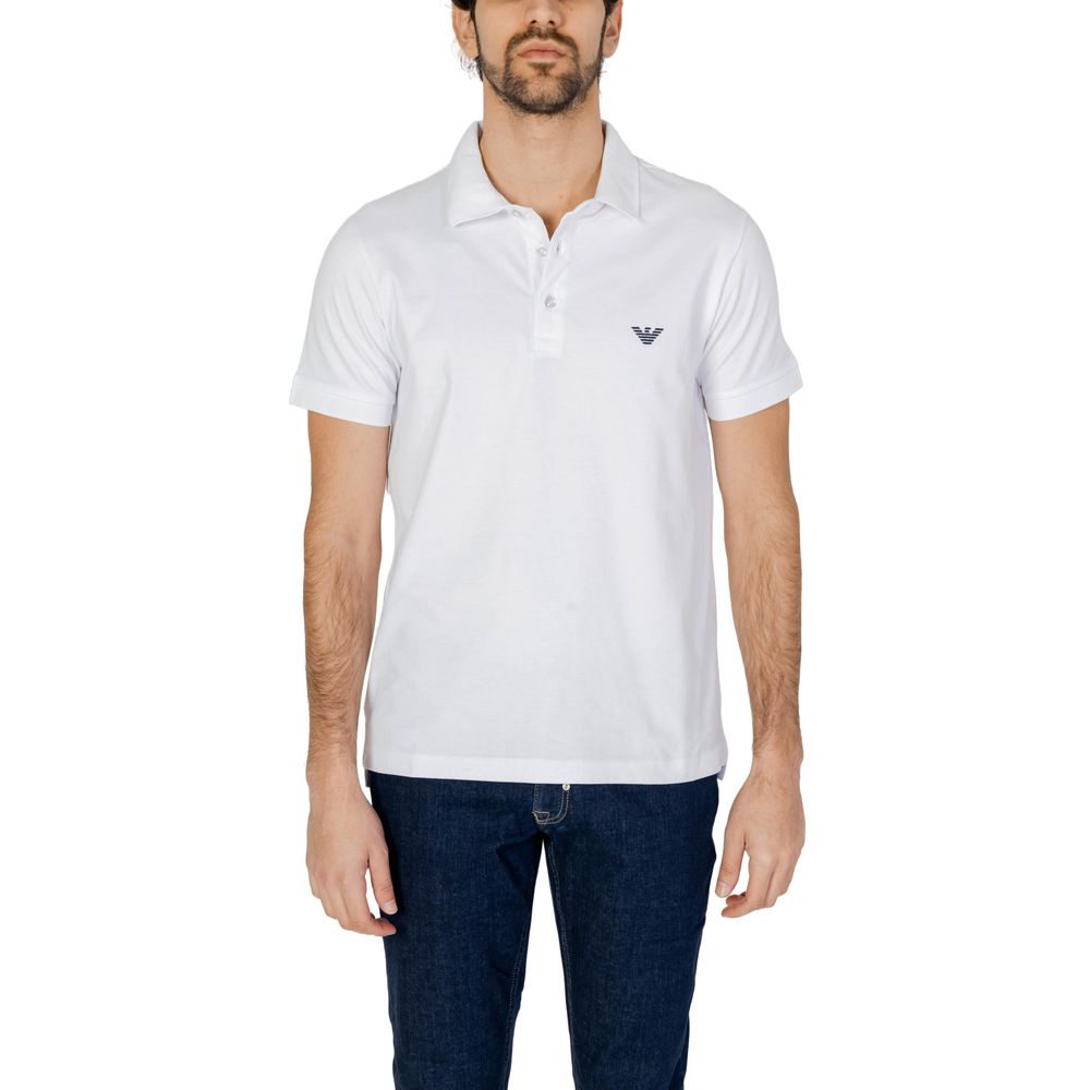 Emporio Armani Underwear White Cotton Polo Shirt IT54 | XXL