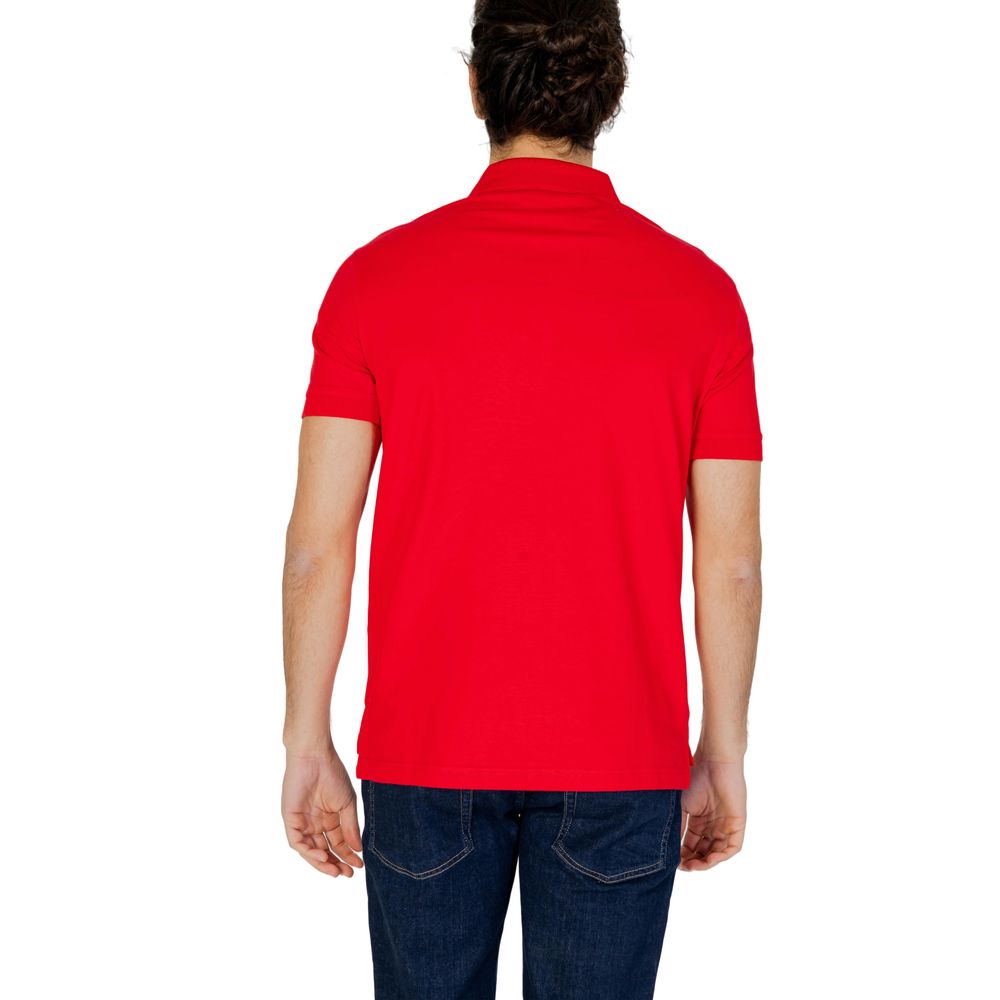 Emporio Armani Underwear Red Cotton Polo Shirt IT54 | XXL