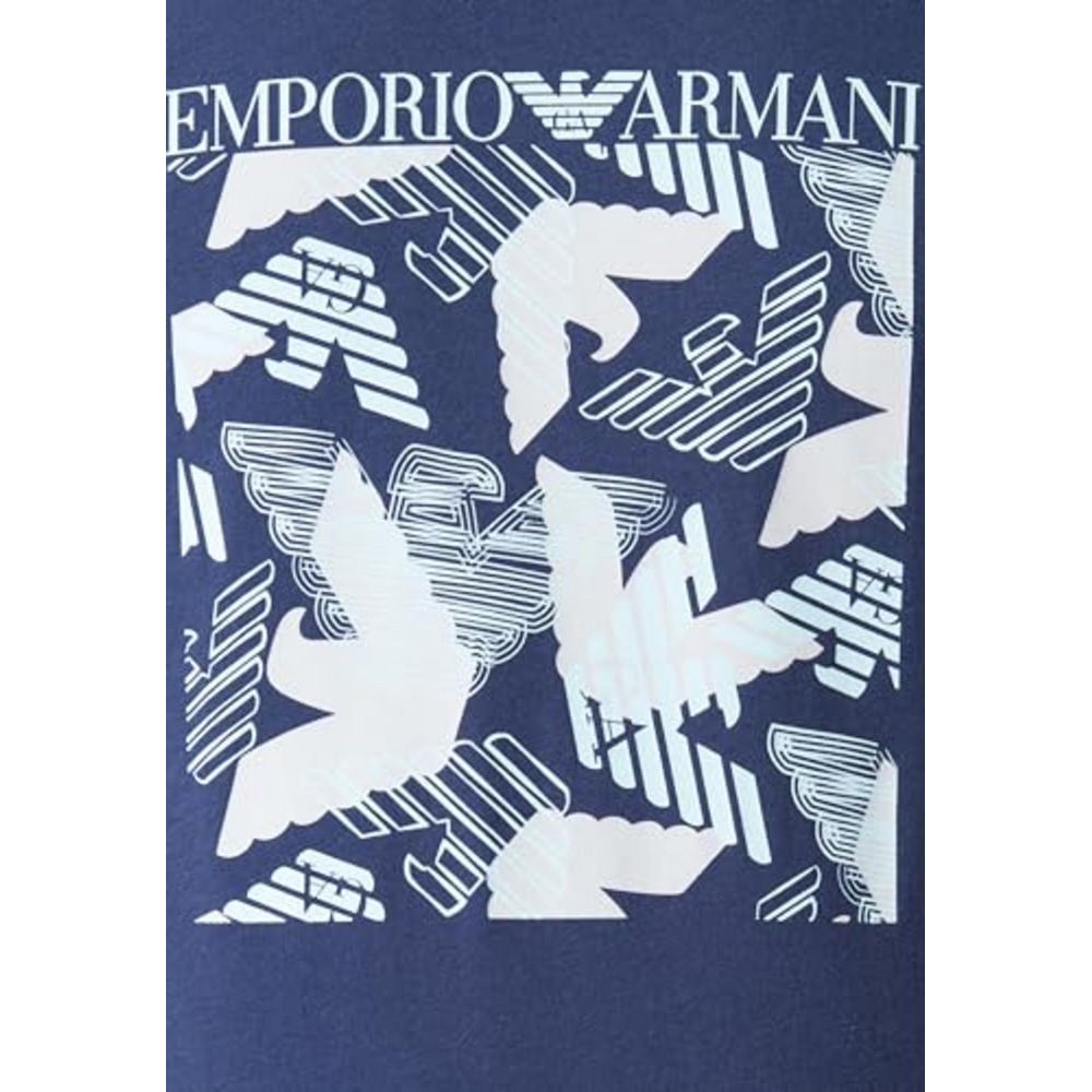 Emporio Armani Underwear Blue Cotton T-Shirt IT52 | XL