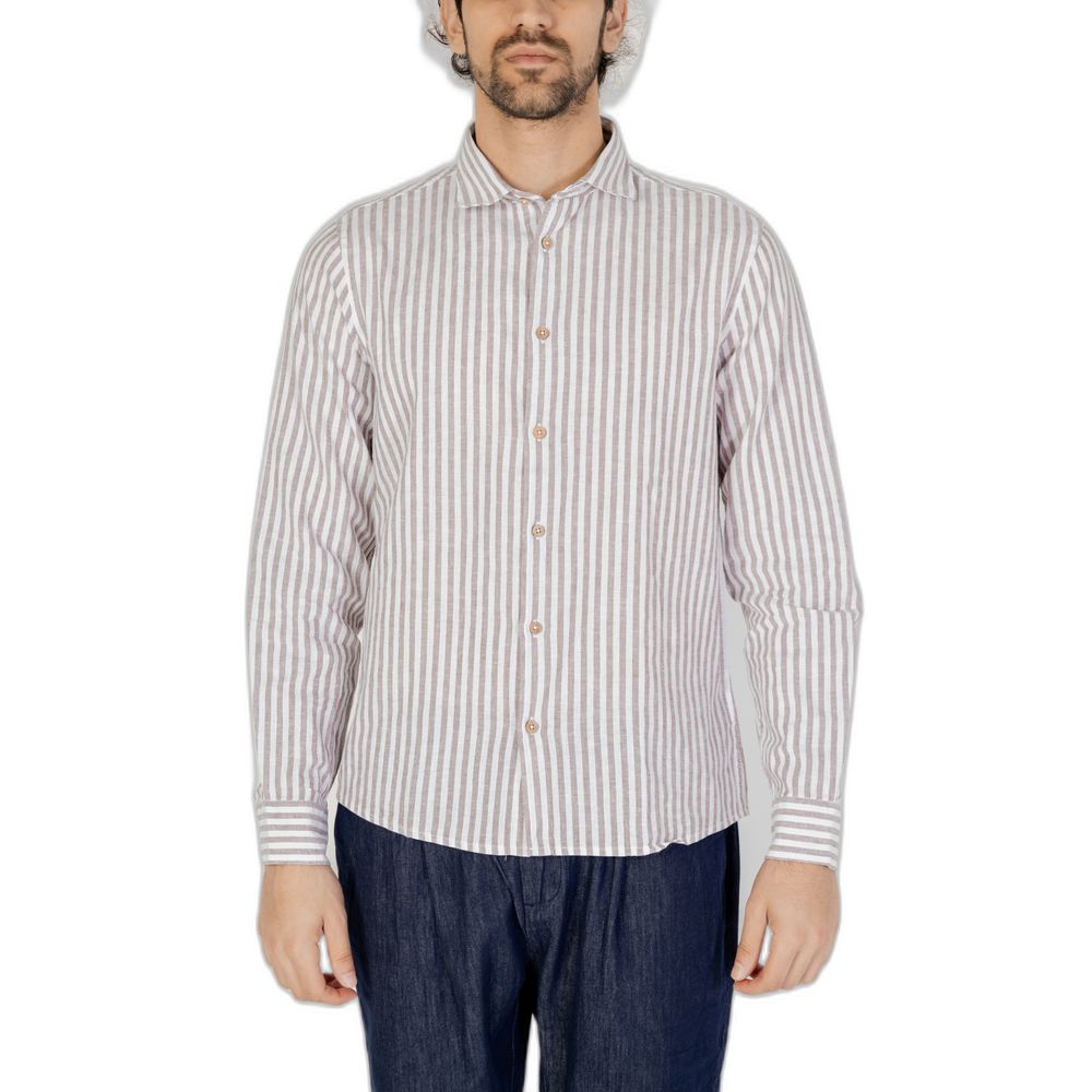 Hamaki-Ho Brown Linen Shirt IT46 | M