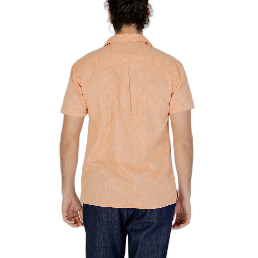 Hamaki-Ho Orange Linen Shirt IT52 | XL